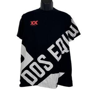 Dos Equis Men's‎ T Shirt XX Graphic Black White Logo Tee Size M
